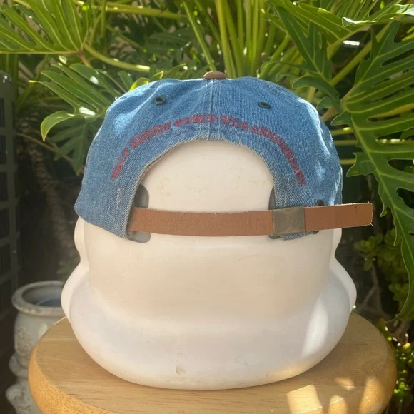 Disneyland Blue and Brown Denim Cap - Picture 3 of 4